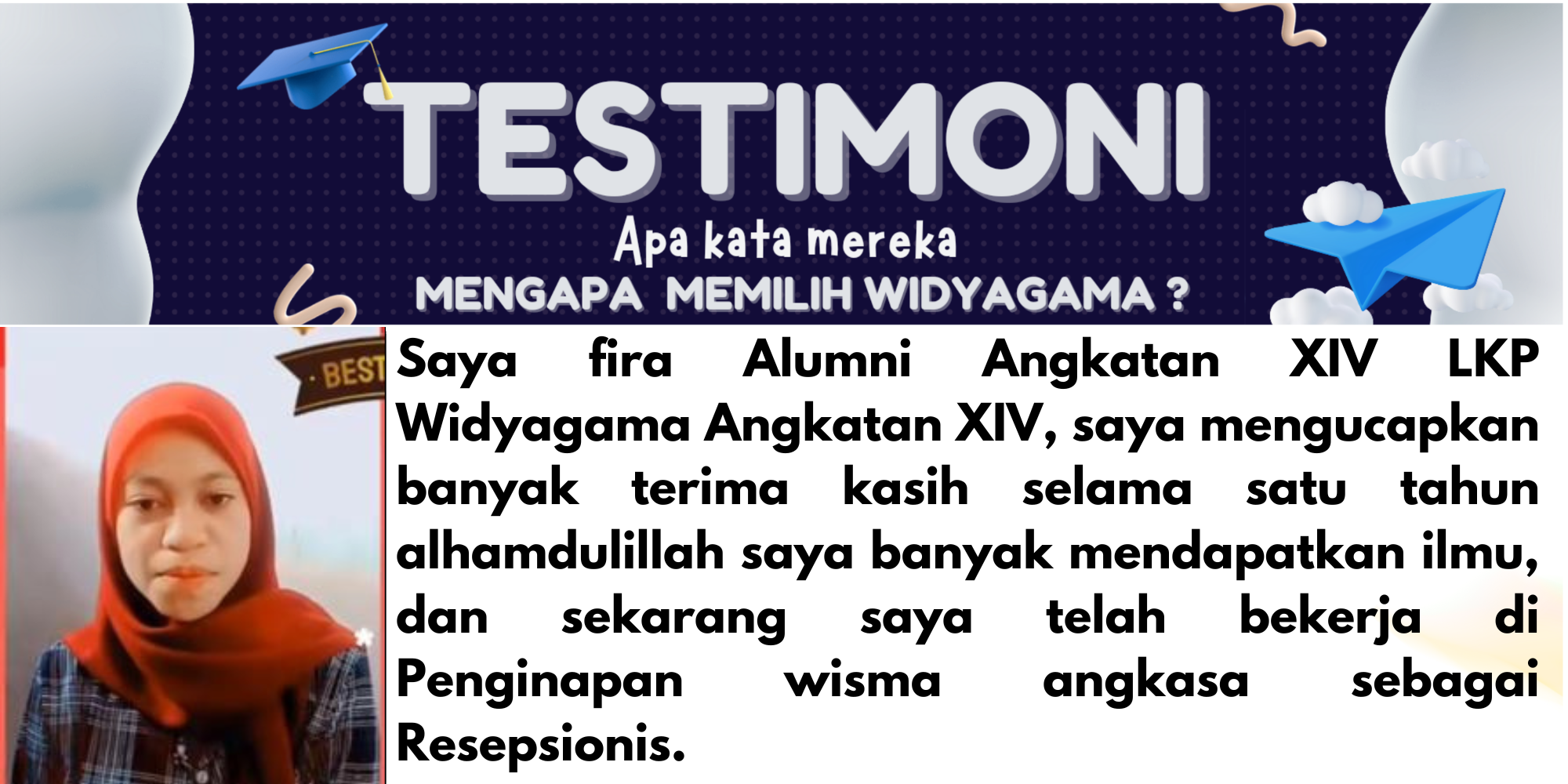 ulasan peserta lulusan kursus komputer bahasa inggris fec jatinangor